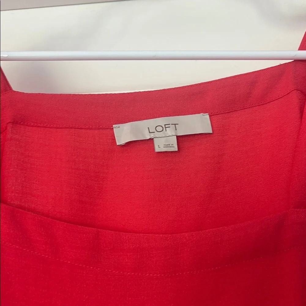 LOFT Peplum Sleeveless Tank Top - Picture 2 of 4